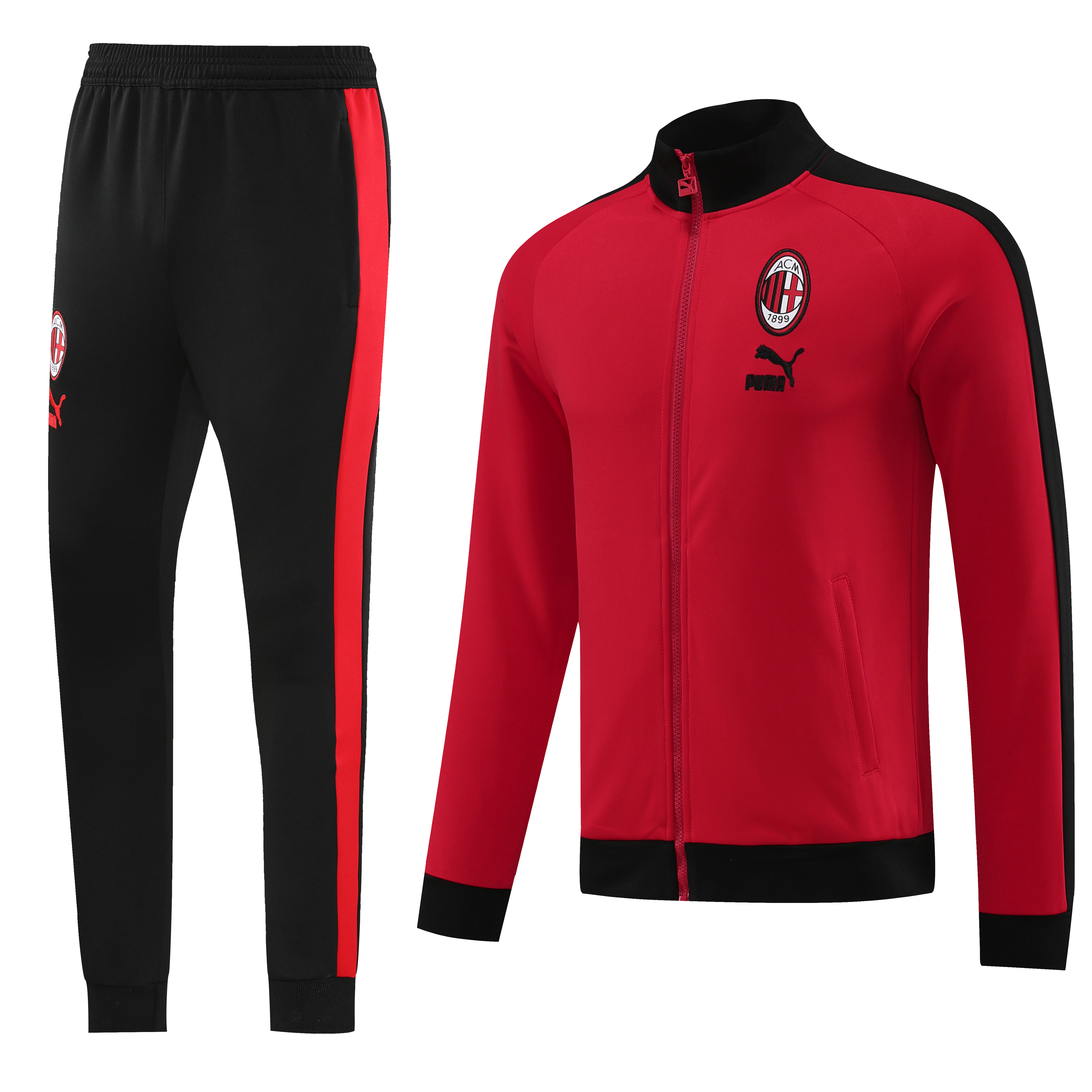 23-24 AC Milan Red Jacket Suit